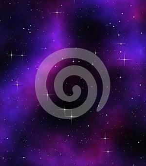 stars in deep or outer space