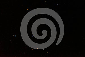 Stars in deep space of the milky way