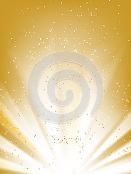 Stars golden background