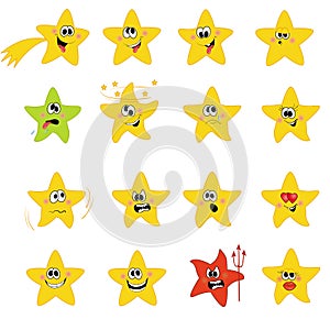 Stars icon set