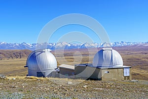 Stars Observatory Building at Mt John Summit, Lake Tekapo, New Zealand