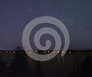 Stars Over Lake Muskoka in Gravenhurst, Ontario