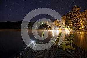 Stars Over Peninsula Lake, Huntsville, Ontario