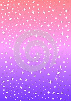 Stars Pink Purple Dawn Background