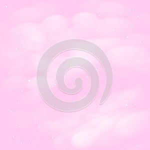 Stars scatter sparkle on sky pink galaxy space concept abstract