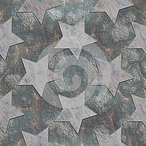 Stars. Seamless stone pattern