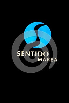 4 stars SENTIDO Marea hotel logo at night