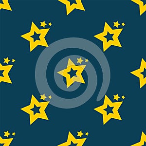 Stars in the sky. seamless star pattern background