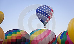 Stars and Stripes Balloon Rising First