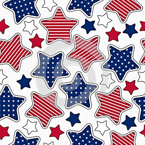 Stars and stripes pattern