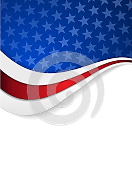 Stars and stripes themed background