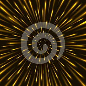 Through the stars at warp speed background