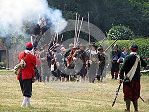 re-enactment British civil war