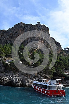 Start for a boat trip at Sa Calobra. Mallorca