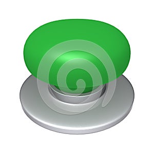 Start Button 3d illustration