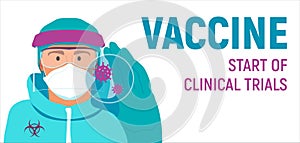 Start of clinical trails vaccine