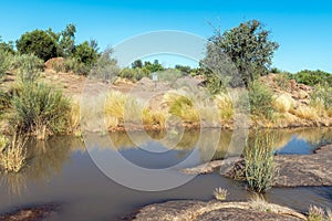 Start of Dassie and Klipspringer trails at Augrabies Falls