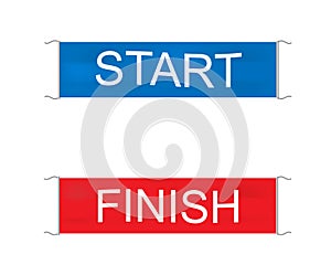 Start and finish line