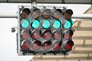 Start Lights in Racing Circuit