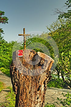 START OF PAISIOS TRAIL, AOOS RIVER GORGE - KONITSA, GREECE