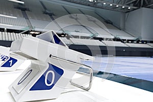 Start position in swimming pool