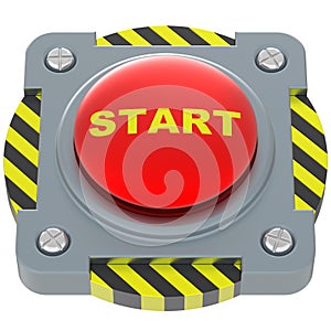 Start red button