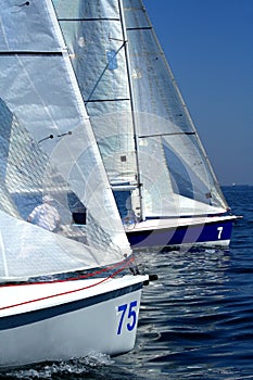 Start of sailing race / yachting