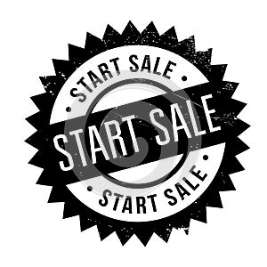 Start Sale rubber stamp