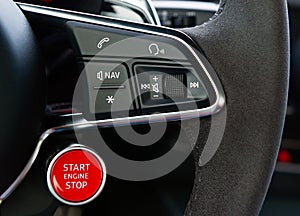 Start-stop button