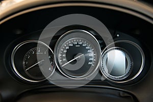 Start and stop button in car