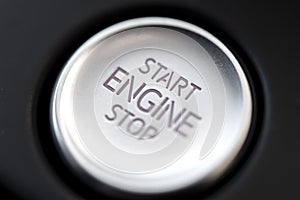 Start Stop Button in a modern car