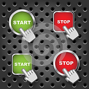 Start and Stop buttons