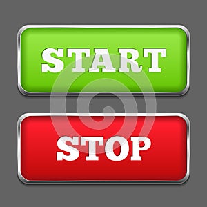 Start Stop Buttons