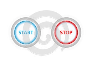 Start stop power button