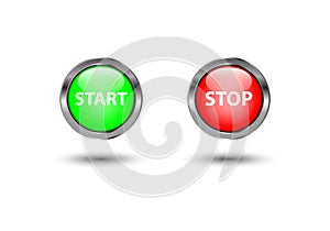 Start stop power button