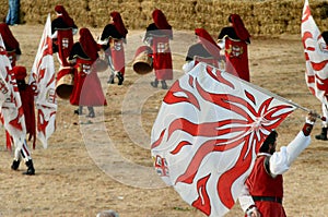 Start of the truffle fair in Alba (Cuneo), has been held for more than 50 years, the donkey race