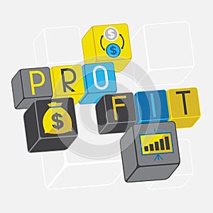 Start-up business concept in flat design style