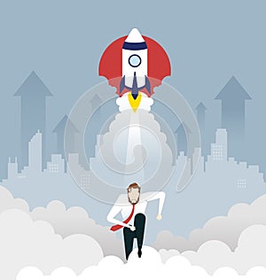 Start Up. Concept business illustration