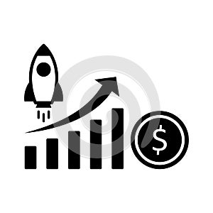 Start up growth Vector Icon which can easily modify or edit