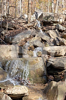 Start of a Waterfall in Soddy Daisy, Tennessee