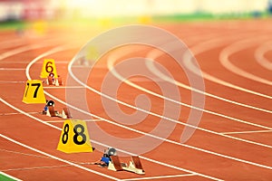 Starting block in track and field
