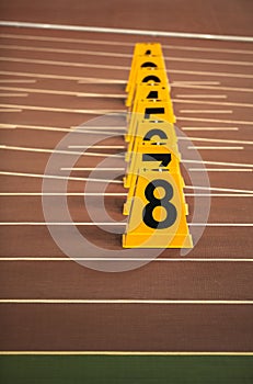 Starting block in track and field