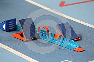 Starting Blocks in Track and Field