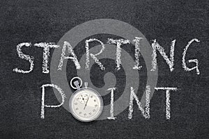 Starting point watch