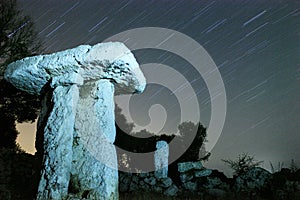 StarTrail at Ancient Ruins photo