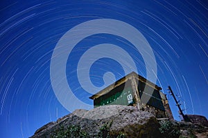 Startrails at Hong Kong Tai Mo Shan