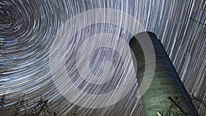 Startrails silo photo