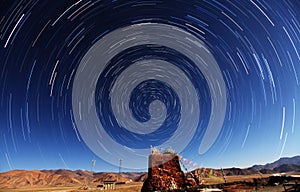 Startrails of Tibet 3