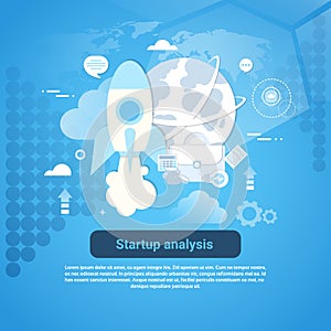 Startup Analysis Concept Web Banner With Copy Space