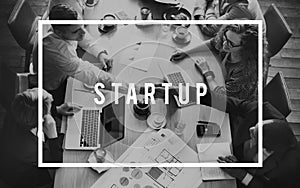 Startup Business Together Plan Development Concept